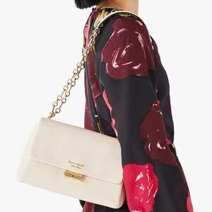 Kate Spade Carlyle Medium Shoulder Bag Milk Glass Handbag NWT in packaging